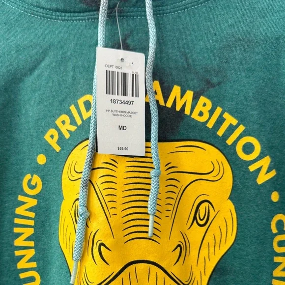 Slytherin tie dye Harry Potter hoodie - Picture 5 of 5